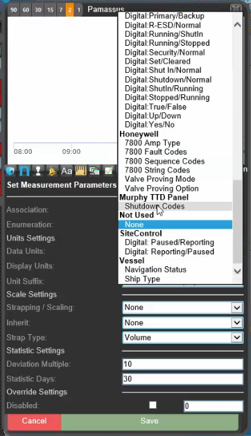 Enumeration Alarms & Values
